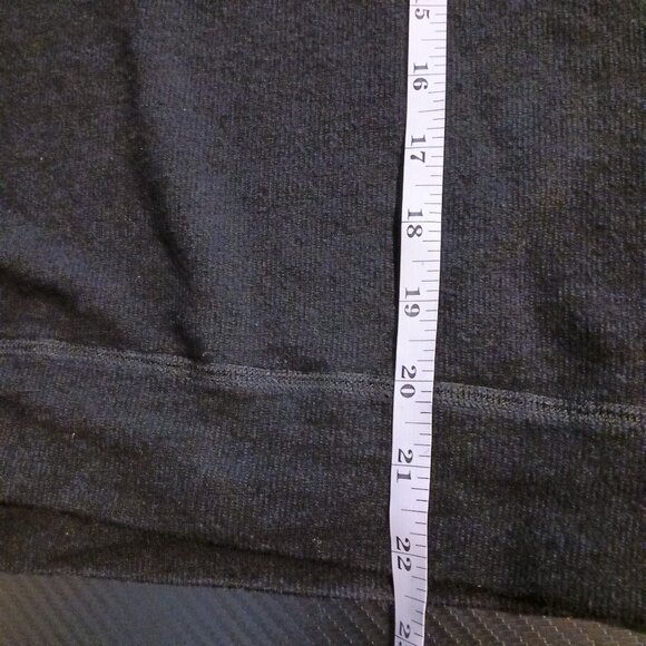 Monrow Raglan Crewneck Sweater‎ Size XS Black w/ Embroidered Stripes Down Arms - Picture 12 of 12